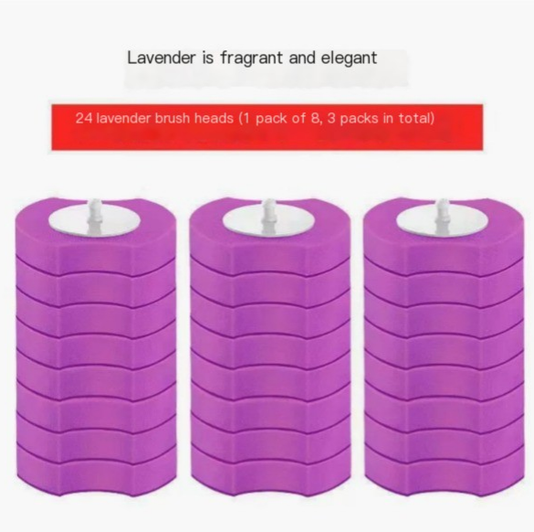 Disposable Toilet Brush with Long Handle for Deep Clean