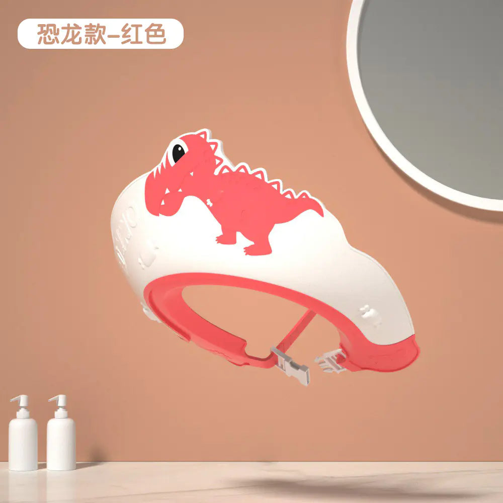 Adjustable Waterproof Silicone Kids Bath Cap with Ears