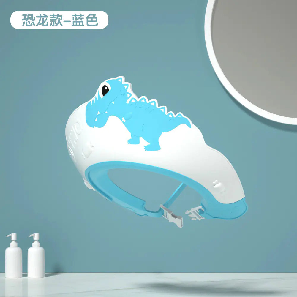 Adjustable Waterproof Silicone Kids Bath Cap with Ears