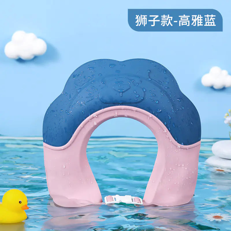 Adjustable Waterproof Silicone Kids Bath Cap with Ears