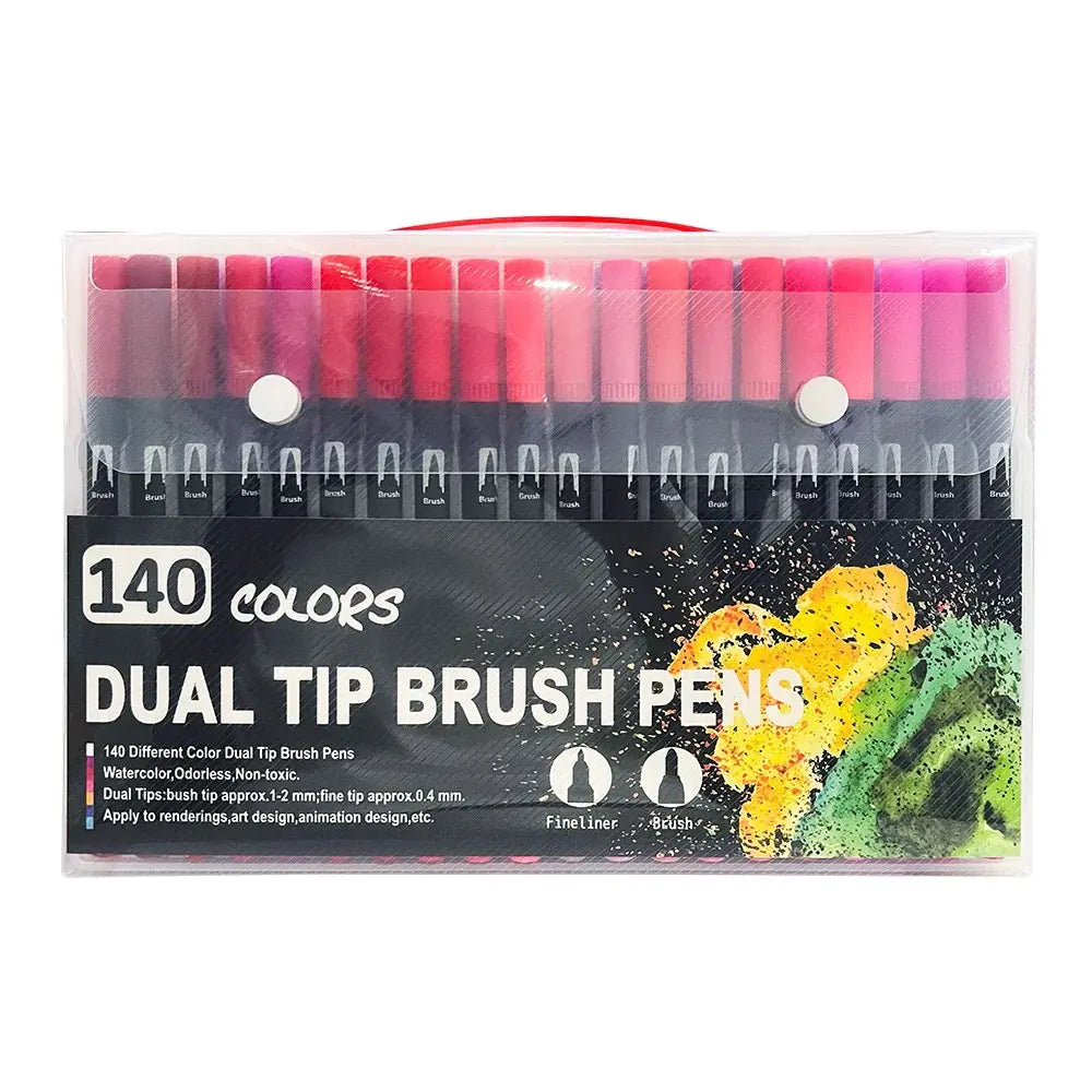 Dual-Head Watercolor Markers Colors Set