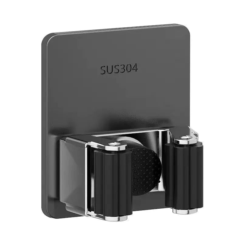 304 Stainless Steel Mop Holder with Strong Adhesive Hook