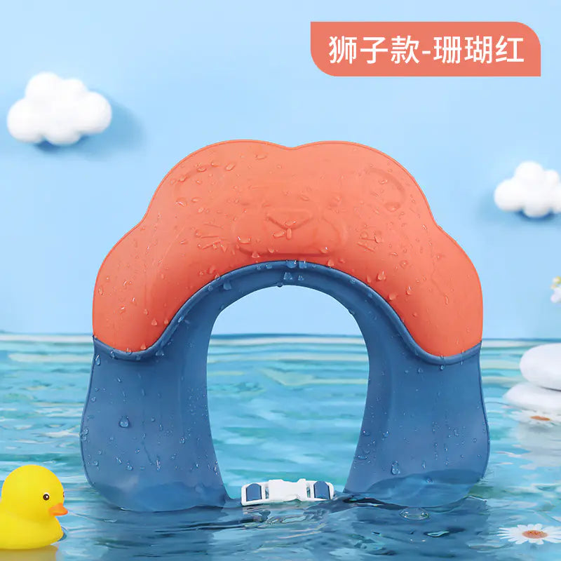 Adjustable Waterproof Silicone Kids Bath Cap with Ears